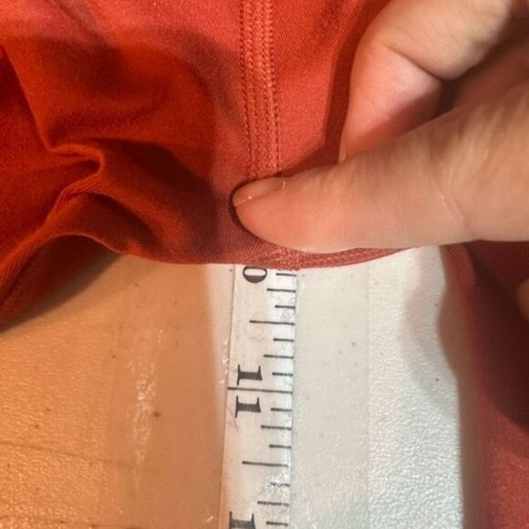 Girlfriend Collective Azalea Compressive High-Rise Legging Size XXS Orange - Picture 11 of 12